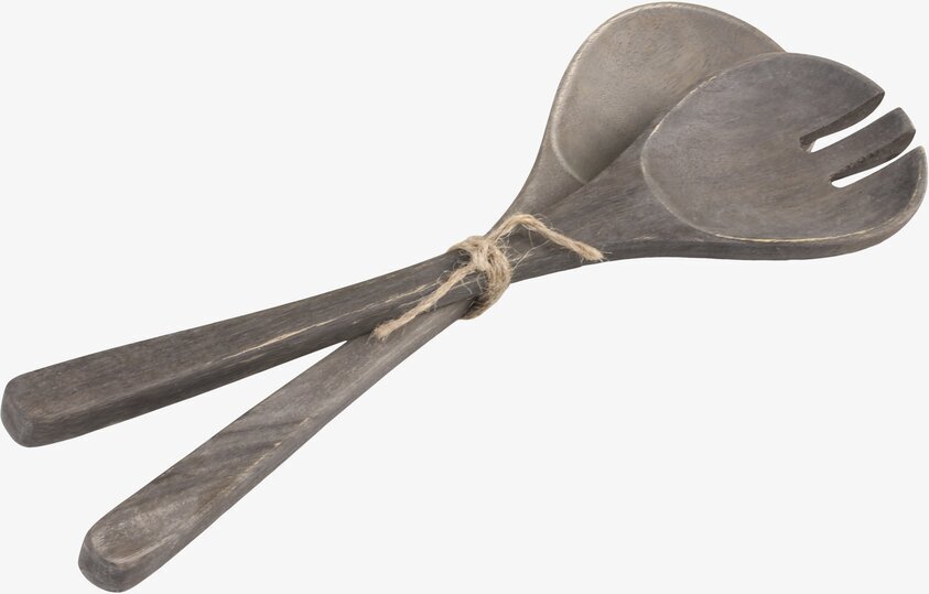Salladsbestick Set/2 Mangoträ från Chic Antique i jutesnöre