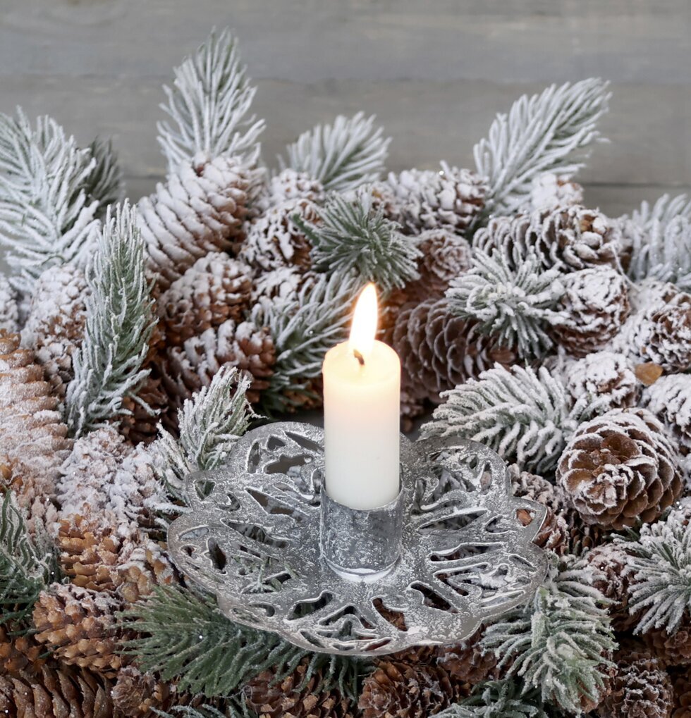 Ljushållare Spjut Antique Zink från Chic Antique i vinterscen