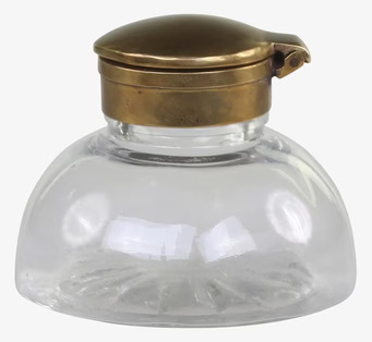 Gl Fransk Låg Vas #3 från Chic Antique med vintagekänsla