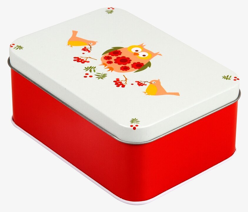 Mellanbox - Vintage uggla från Blafre med färgglad design