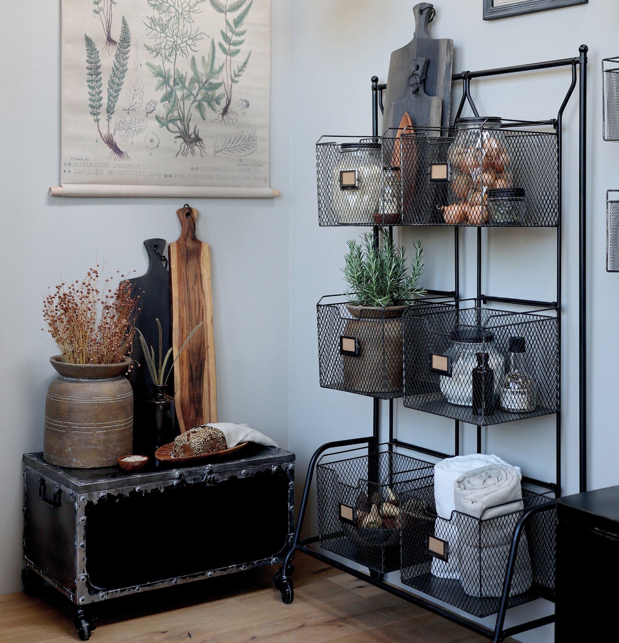 Tapasbräda/Skärbräda L Acacia från Chic Antique i rustik miljö