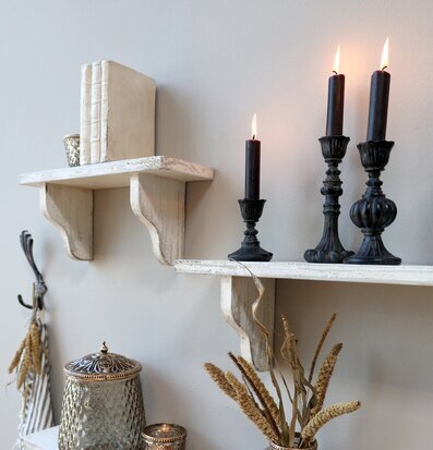 Ljusstake #1 Antiksvart #2 Chic Antique Ljusstakar Adventsstakar Ljushållare Ljushyllor