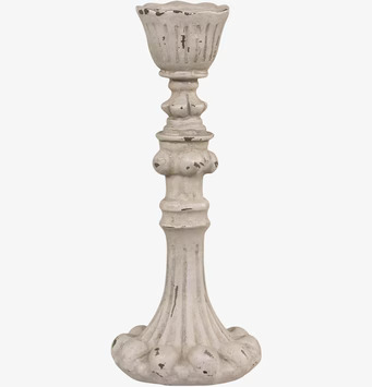 Ljusstake #2 Antikgrå från Chic Antique med antik finish