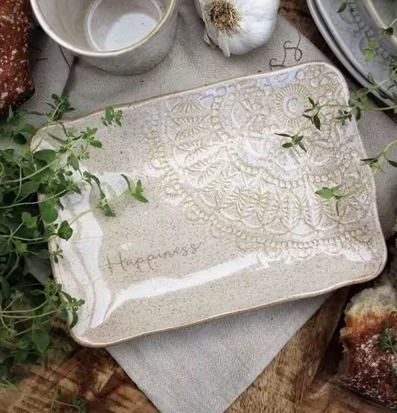 Assiett/Fat Happiness Caramel från Majas Cottage med örter