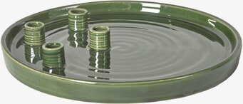 Ljusfat Eklaholm 4 Ljus från I AM Interior i djup grön färg