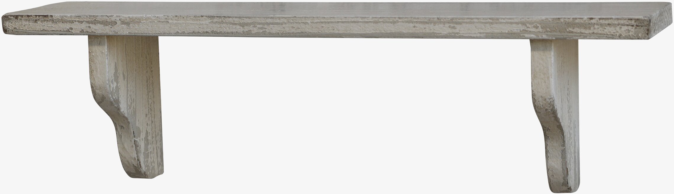 Hylla Antikcreme Mellan 58 Cm från Chic Antique i trä