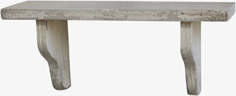Hylla Antikcreme Liten 39 Cm från Chic Antique på vägg
