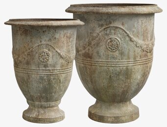 Urnor Set/2 Antique Natur från Chic Antique, antik design