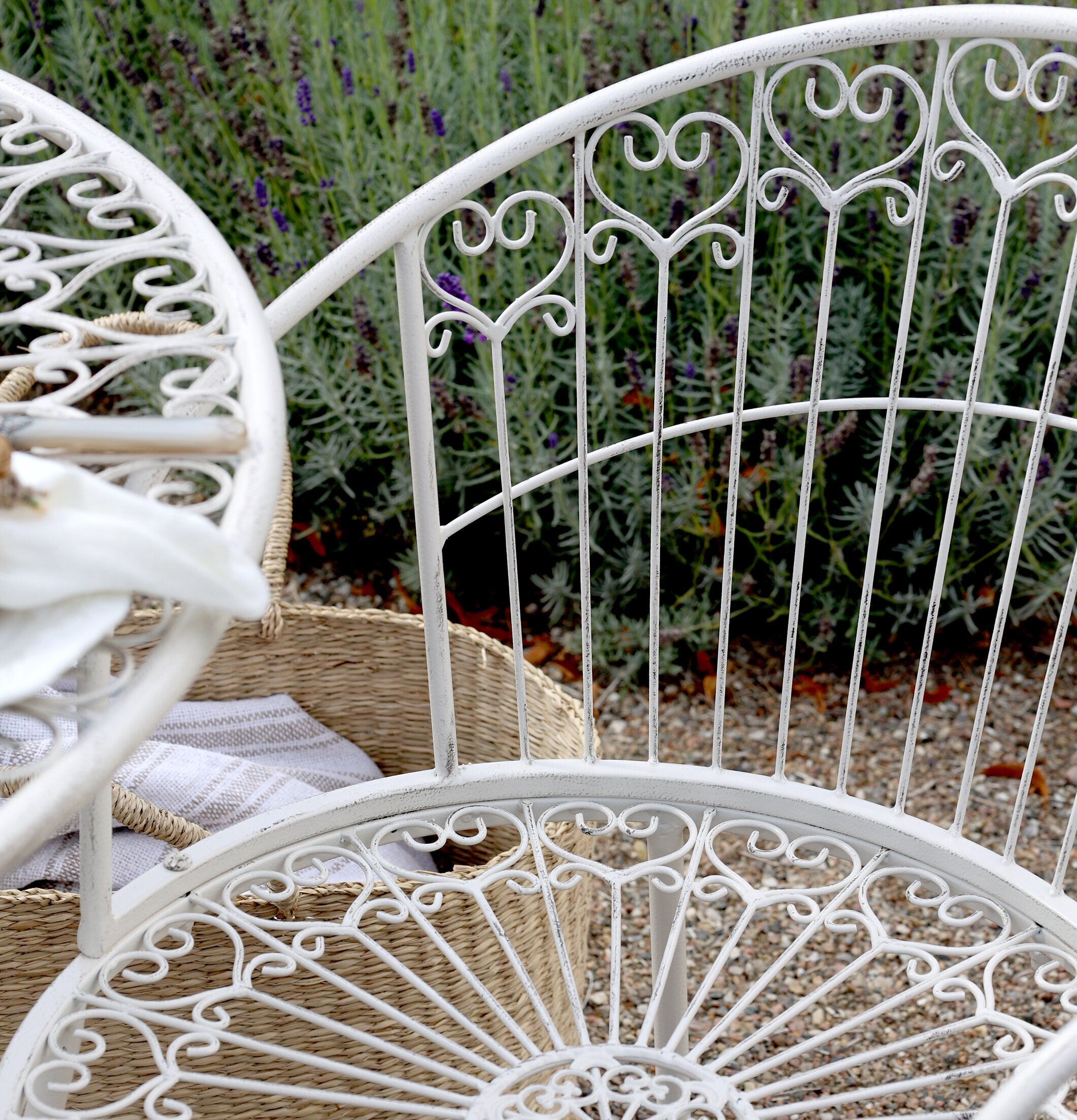 Caféset Antique Creme från Chic Antique i antik metallfinish