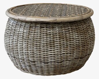 Rottingbord Natur från Chic Antique med handgjord vävteknik