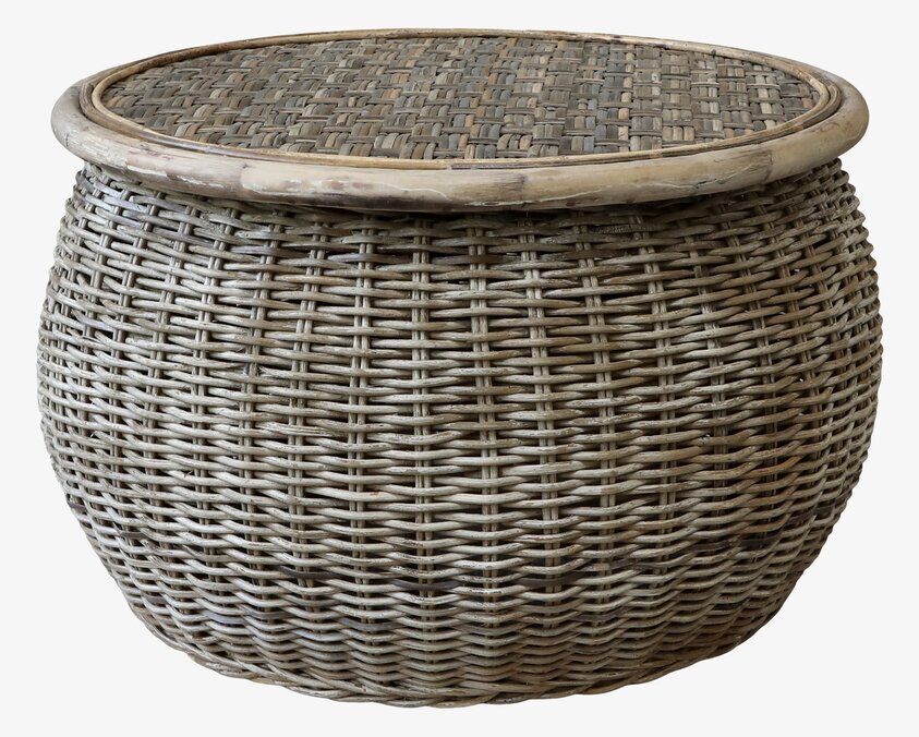 Rottingbord Natur från Chic Antique med handgjord vävteknik