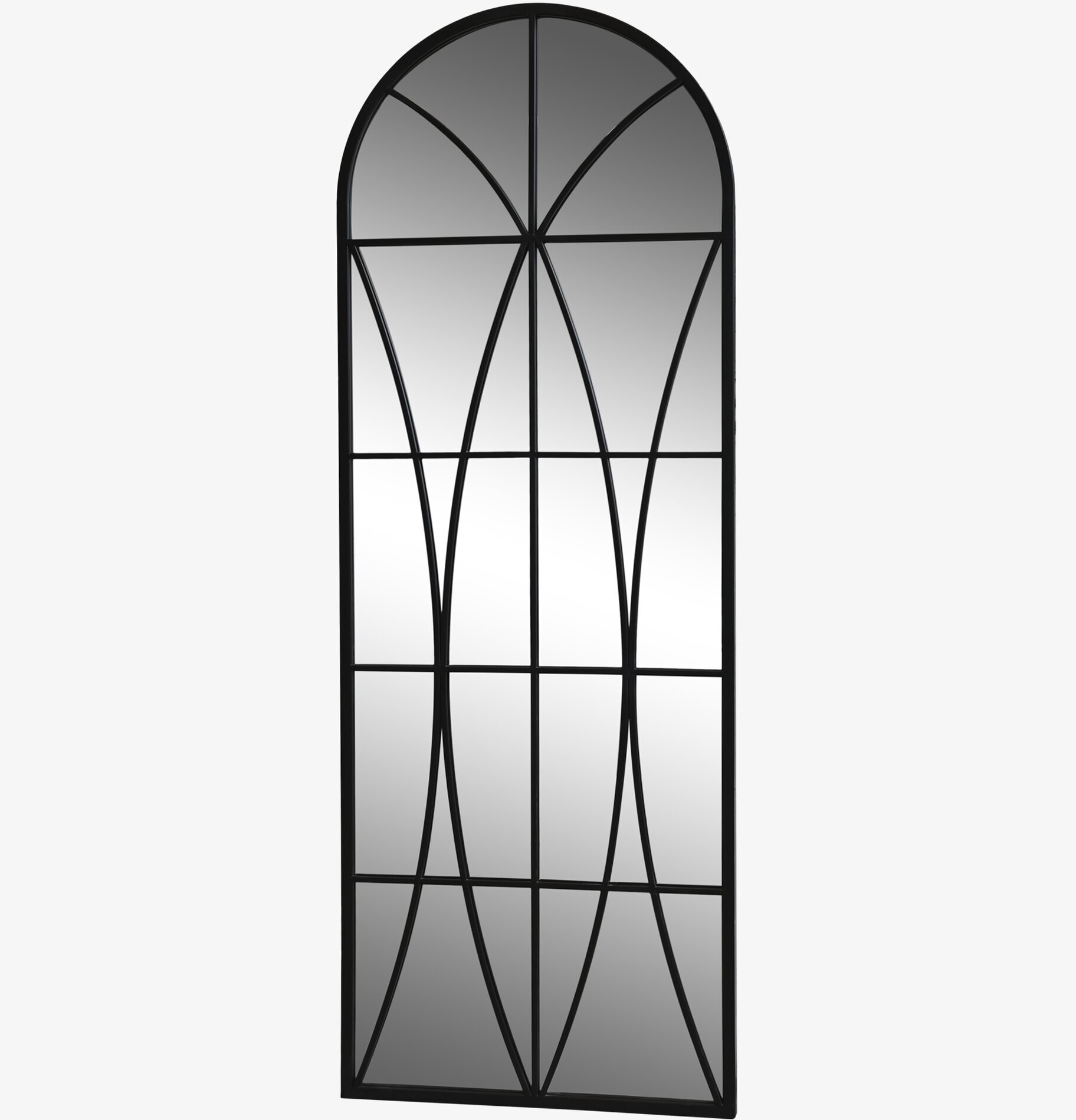 Spegel Arch Antiksvart från Chic Antique med antiksvart ram