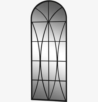 Spegel Arch Antiksvart från Chic Antique med antiksvart ram