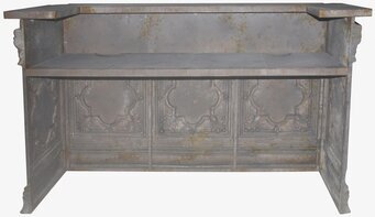 Vintage Disk Antik Mocca från Chic Antique, robust metall