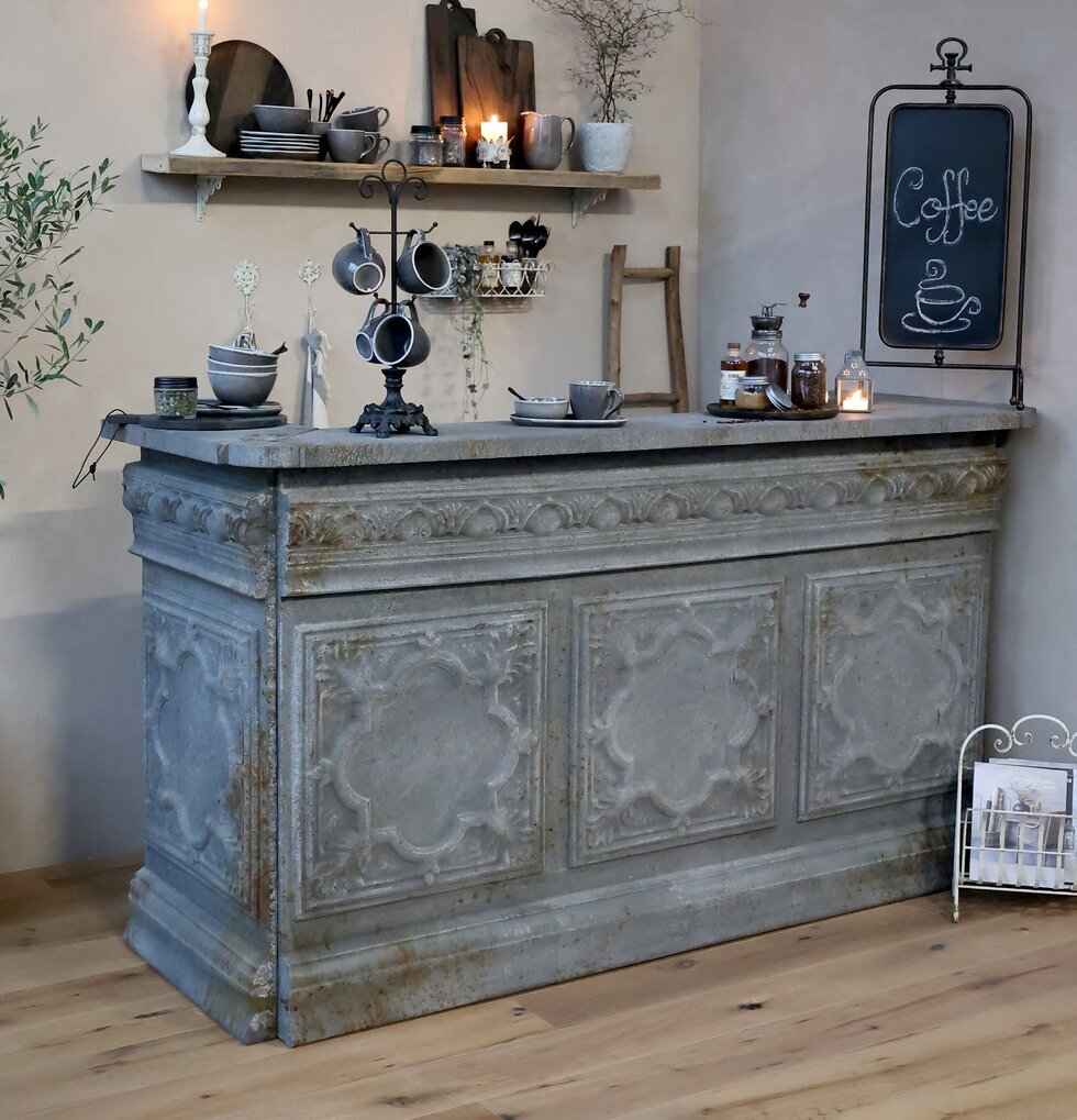 Vintage Disk Antik Mocca från Chic Antique som kaffestation