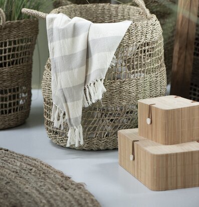 Förvaringslåda Bambu Natur från IB Laursen i harmonisk miljö