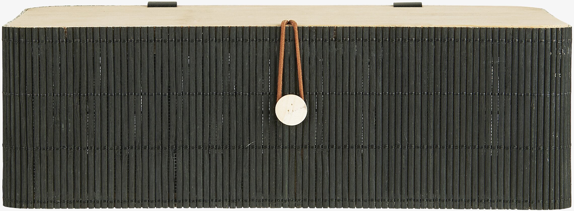 Förvaringslåda Bambu Svart från IB Laursen i neutral miljö