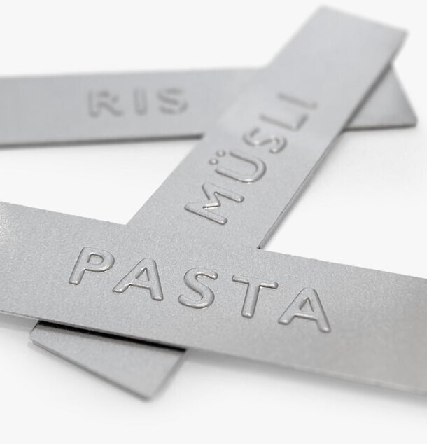 Förvaringsmärkning - Pasta, Ris & Müsli från Solstickan