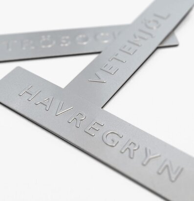 Förvaringsmärkning - Havregryn, Strösocker & Vetemjöl Solstickan Övrig prydnad/dekoration för inredning innemiljö