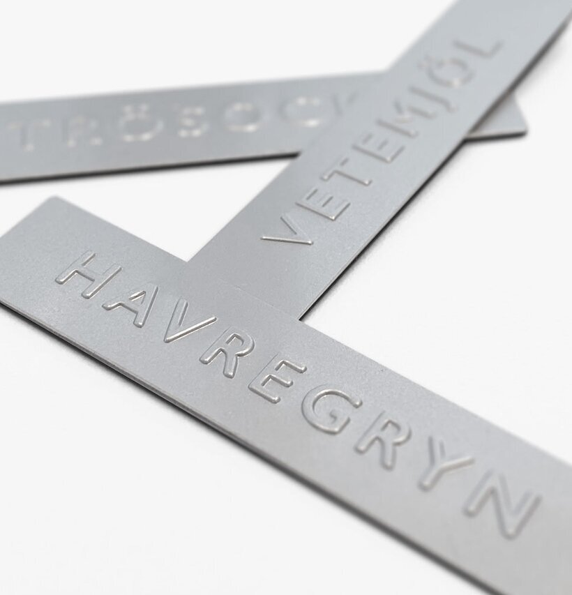 Förvaringsmärkning - Havregryn, Strösocker & Vetemjöl Solstickan