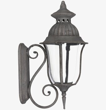 Lykta Vägg Metall från A Lot Decoration i rustik design