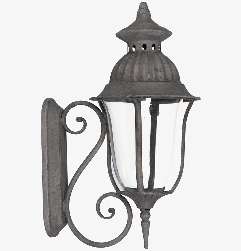 Lykta Vägg Metall från A Lot Decoration i rustik design