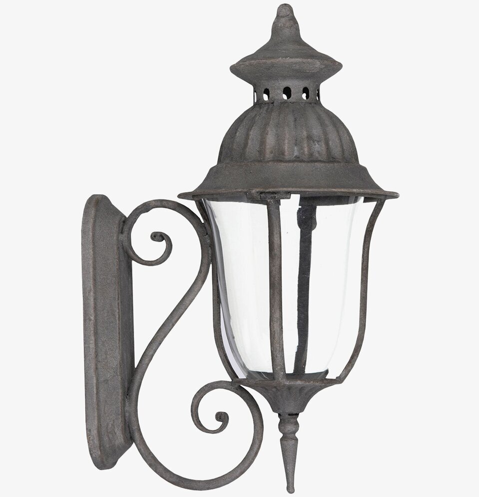 Lykta Vägg Metall från A Lot Decoration i rustik design