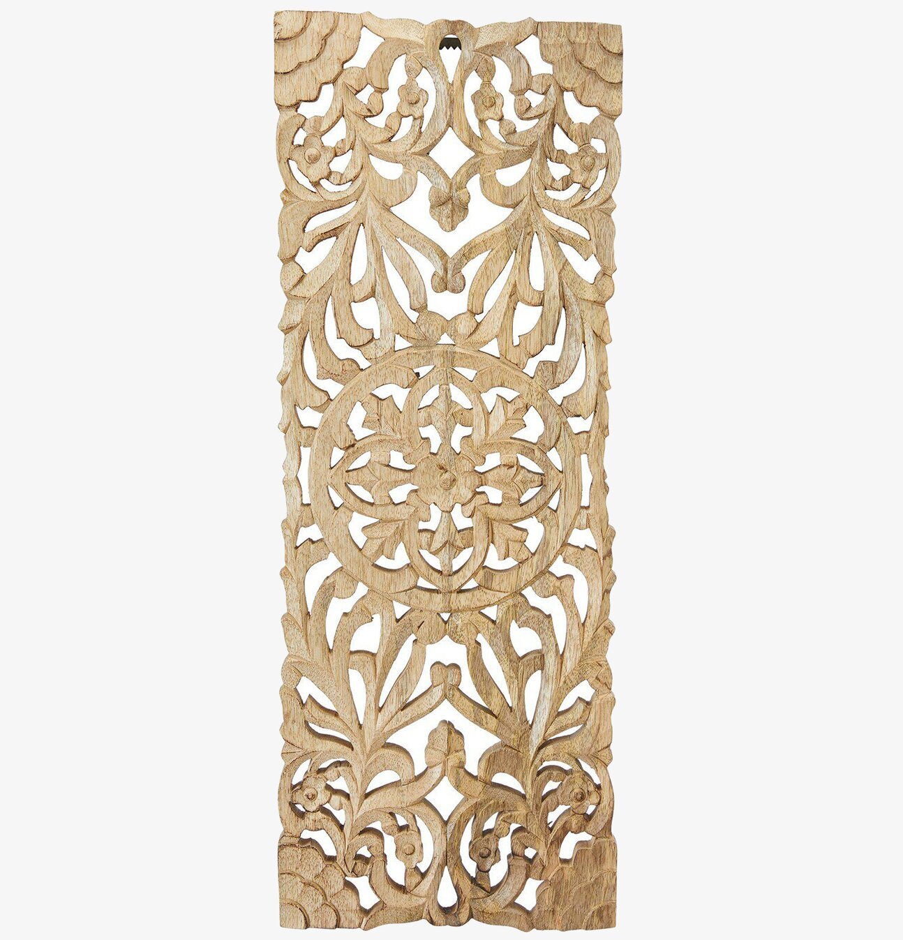 Mandala Väggdekor Natur från Wikholm Form i ljusbrunt trä