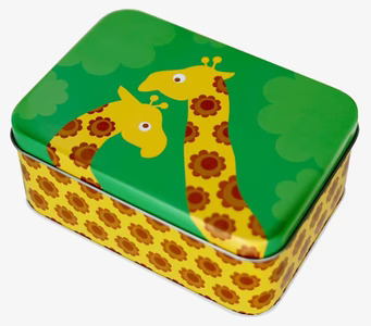 Mellanbox - Giraffer från Blafre, färgglad och hållbar