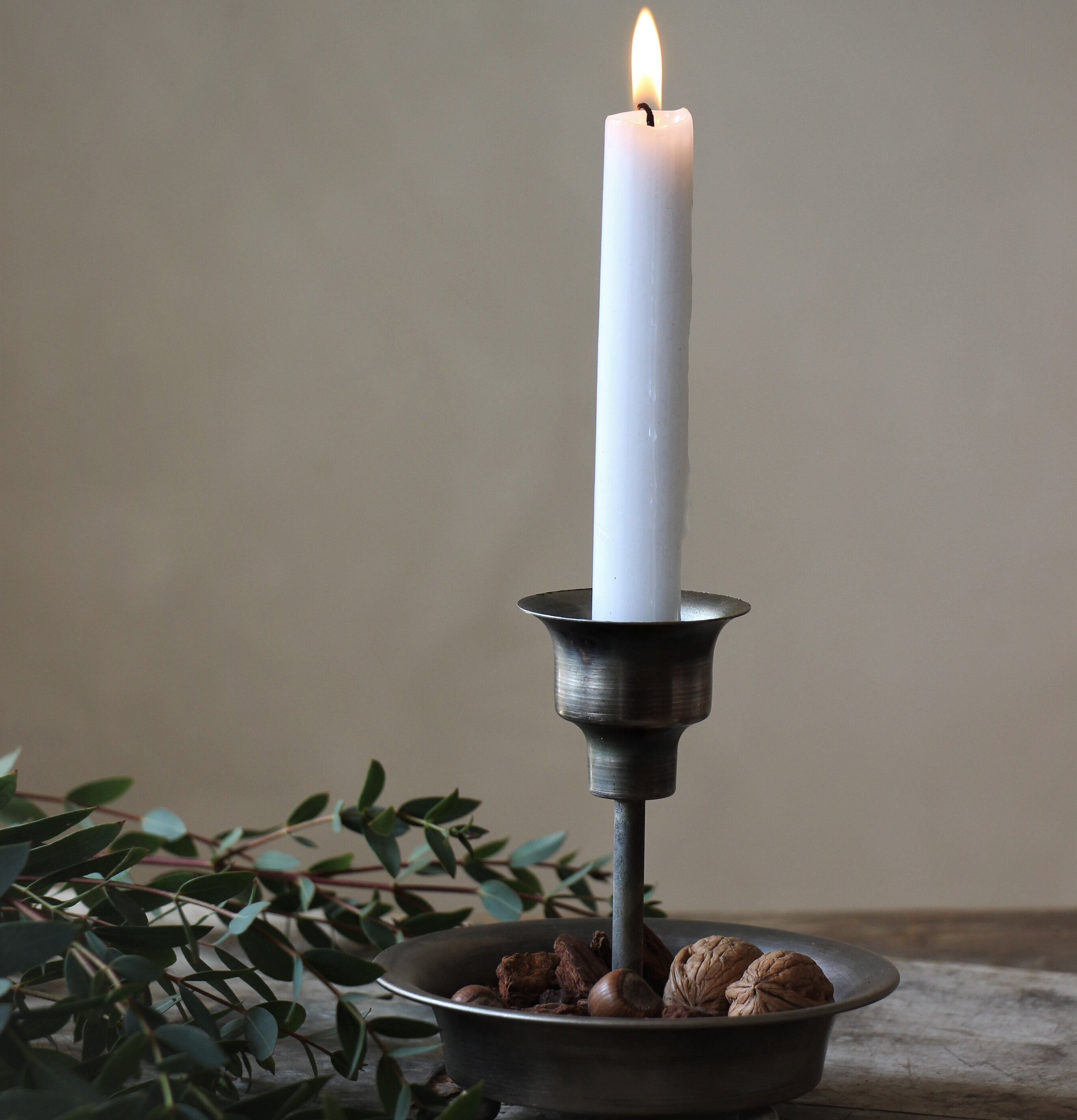 Cozy Ljushållare 1 Ljus från Majas Cottage på rustik yta