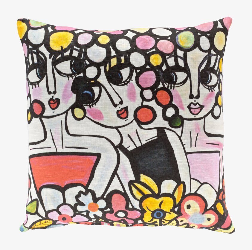 Kuddfodral Semesterhäng från Dixie med färgstarkt motiv