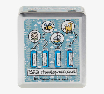 Bild av charmig plåtburk med lekfull design