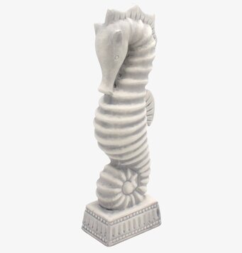 Sjöhäst Borstad Vit Keramik Werner Voss