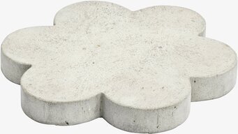 Trampsten Blomma från Dixie i betong, sexbladig design