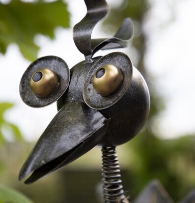 Fågel Hamrad Plåt Different Design