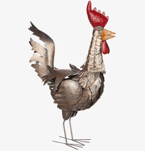 Tupp Hamrad Plåt 55Cm från Different Design, rustik figur