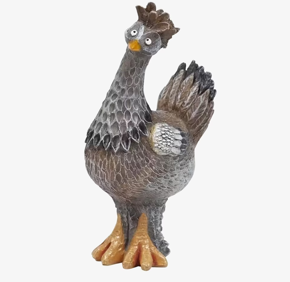 Hönan Henny från Nääsgränsgården, detaljrikt utformad figur