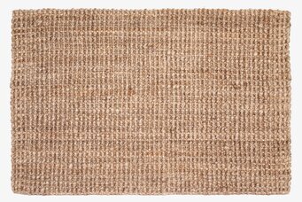 Dörrmatta Jute naturbrun från Dixie på neutral bakgrund