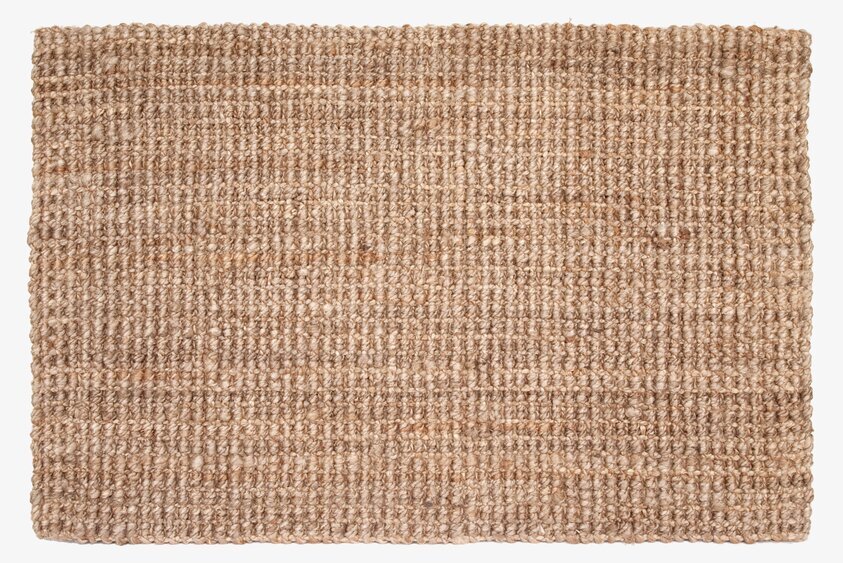Dörrmatta Jute naturbrun från Dixie på neutral bakgrund