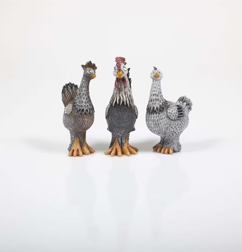 Hönan Hedda från Nääsgränsgården, detaljerade kycklingar