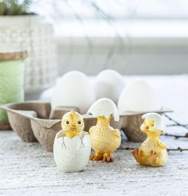 Kycklingar 3-Pack från Nääsgränsgården, detaljerade figurer