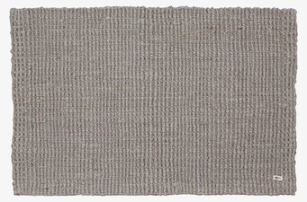 Jutematta Grå från Dixie med grov struktur och neutral färg