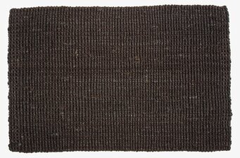 Dörrmatta Jute svart från Dixie, robust och stilren design