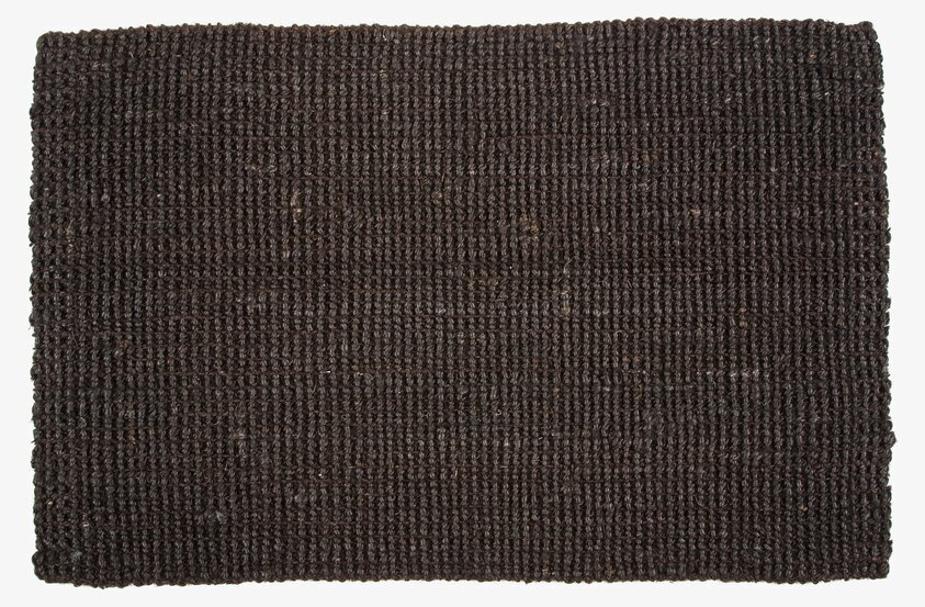 Dörrmatta Jute svart från Dixie, robust och stilren design