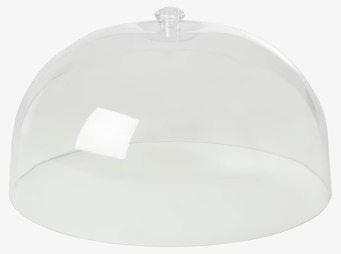 Transparent Lock Kak & Tårtfat från Rice på minimalistisk yta