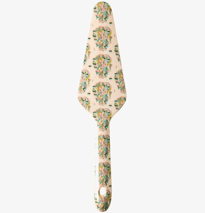 Tårtspade Bunny Print från Rice med blommigt kaninmönster