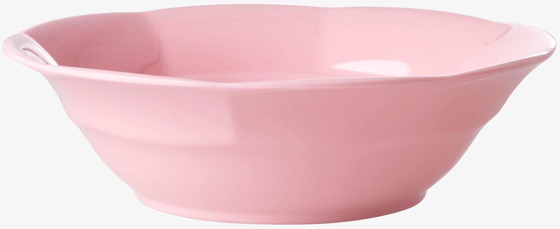 Djup Tallrik Soft Pink från Rice i mjuk rosa melamin
