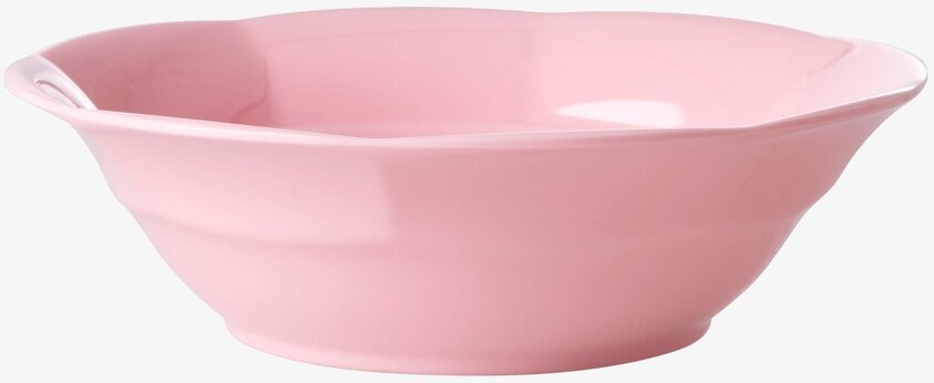 Djup Tallrik Soft Pink från Rice i mjuk rosa melamin