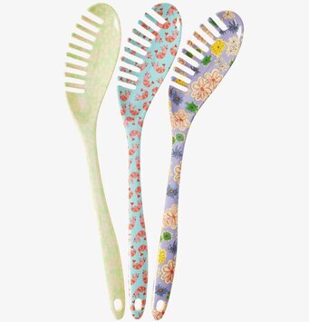 Pastaslev - Yippie Yippie Yeah från Rice i tre färgglada mönster