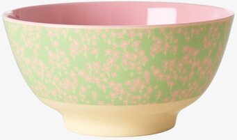 Skål Pink Flower Field Print Rice Skålar att äta ur tilltugg Såskannor/Vispskål servering Matlådor Förvaring av